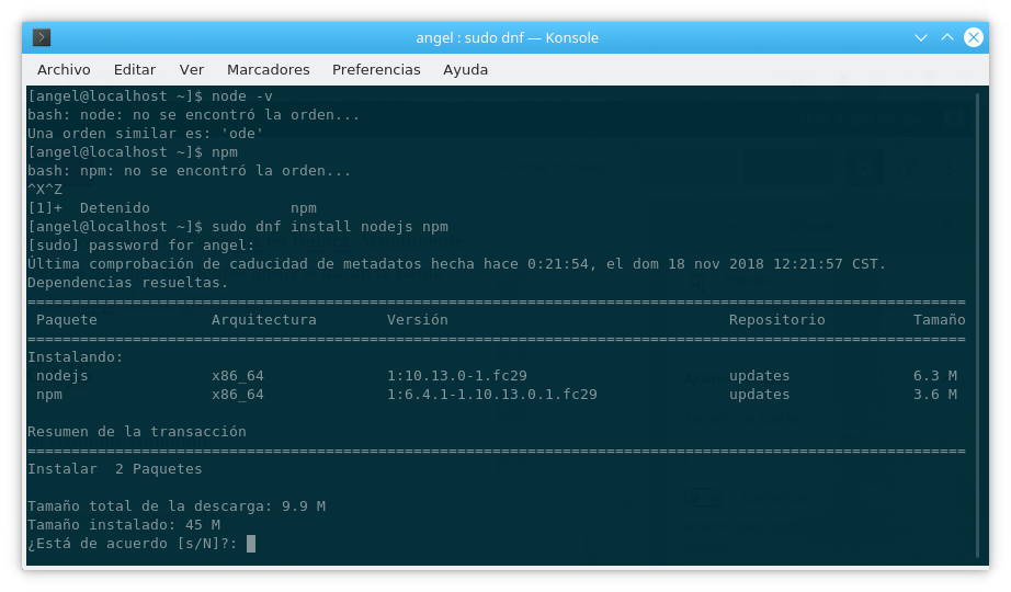 Instalar Node JS