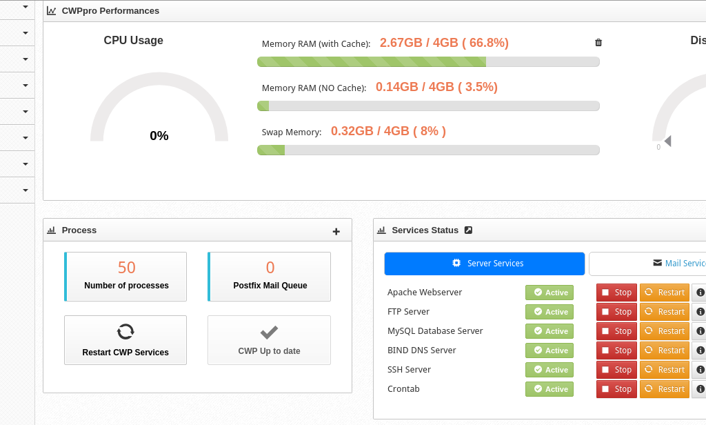 CentOS Web Panel