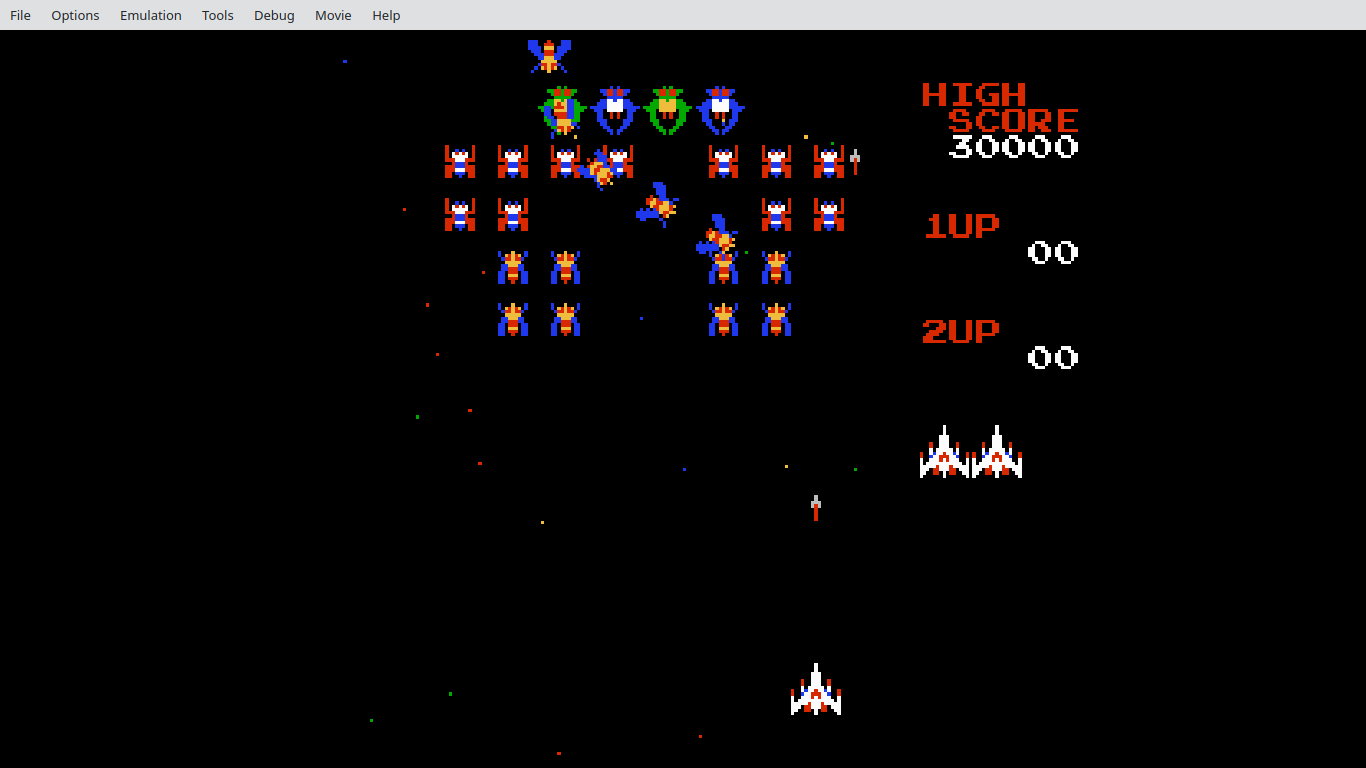 Galaga en Ubuntu 21.10