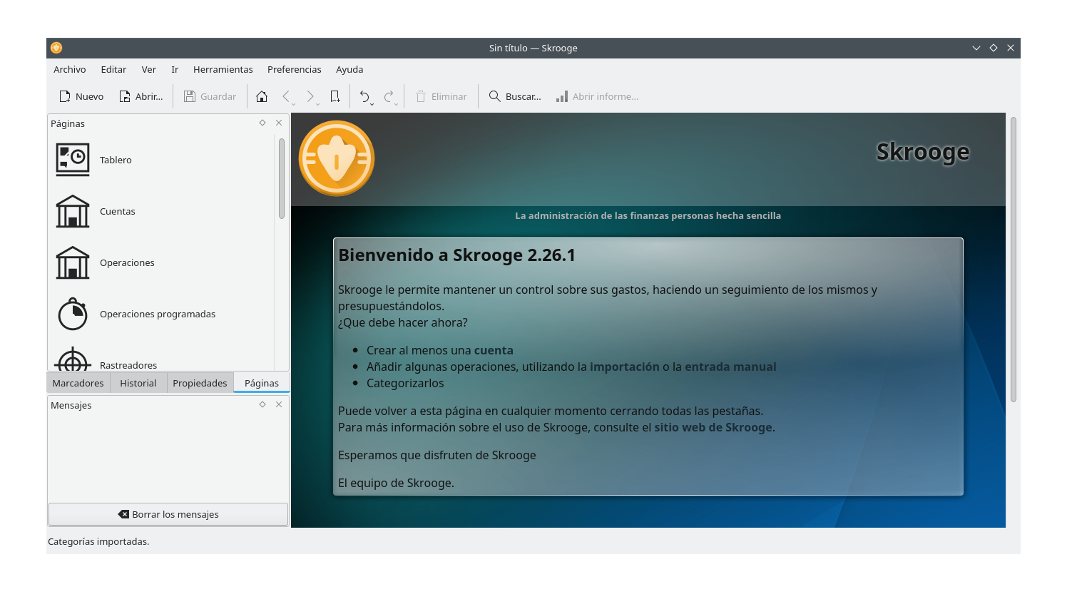 Skrooge en Fedora 36