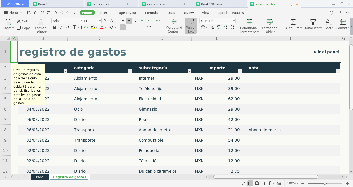 WPS Office en Fedora 36