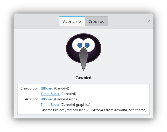 Cawbird en Fedora 37