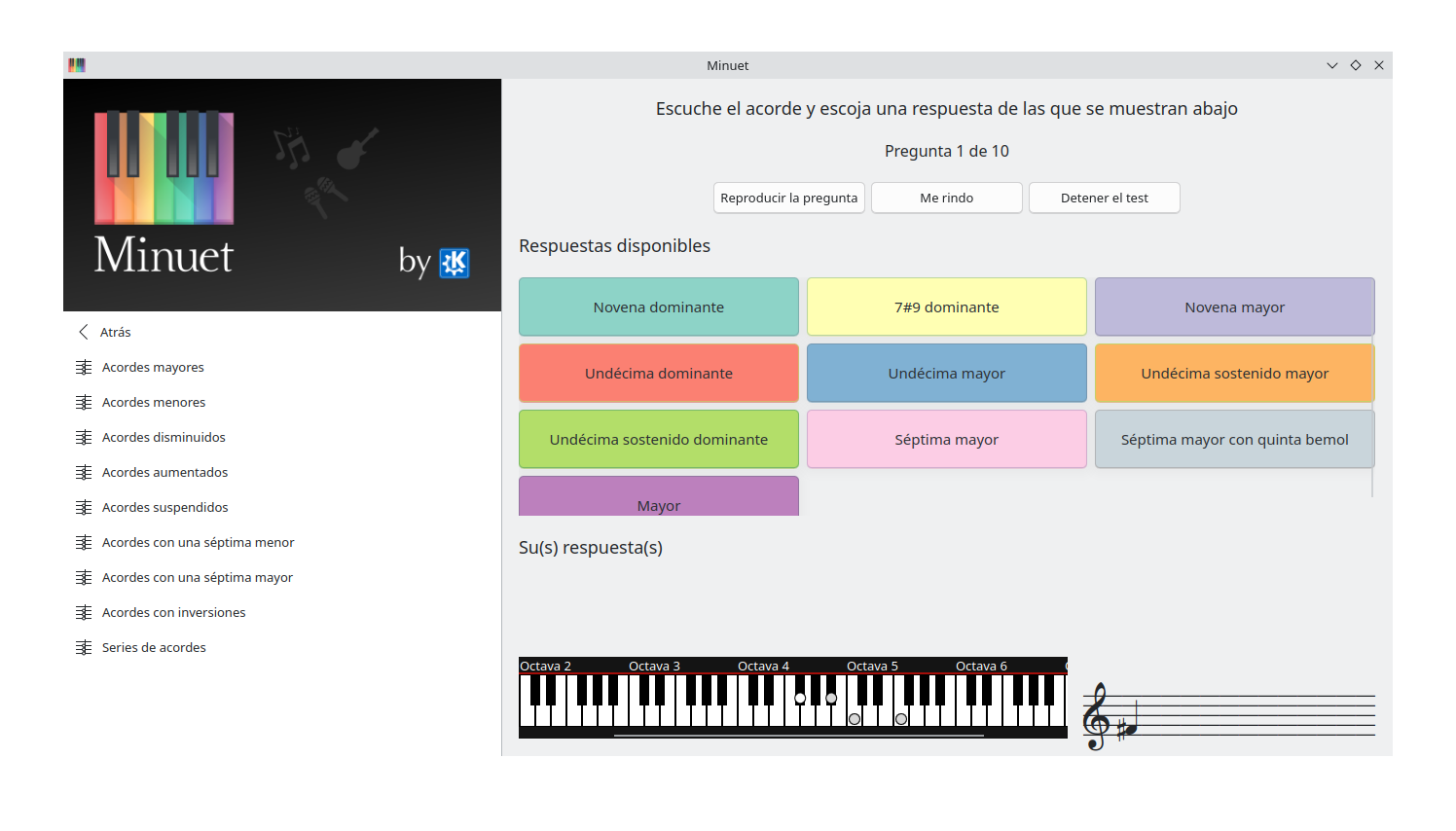 Minuet en Fedora 44